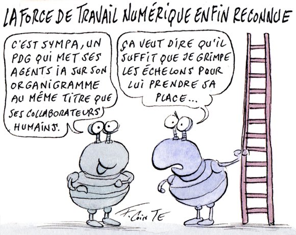 Dessin: IFS fait entrer ses agents IA dans son organigramme